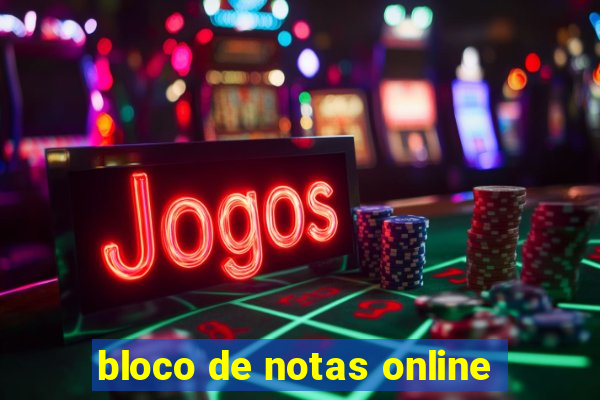 bloco de notas online